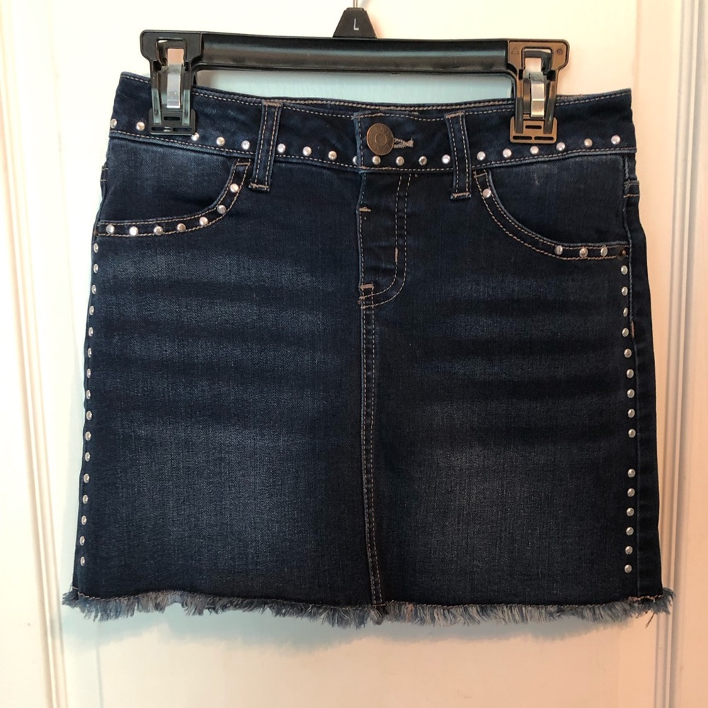 Justice size 10 girls denim skort